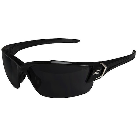 KHOR Series NonPolarized Safety Glasses, Nylon Frame, Black Frame, UV Protection Yes